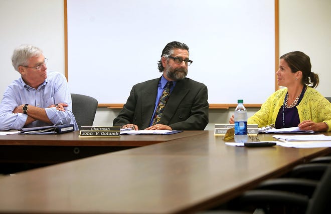 The Portsmouth Police Commission voted Wednesday night to hire a private investigator to investigate the anonymous letter sent about Commissioner Brenna Cavanaugh.



Photo by Ioanna Raptis/Seacoastonline