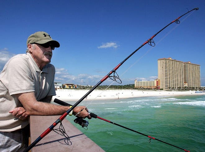 Annual saltwater fishing licenses are free for Florida residents. During free fishing days, fishing license requirements are waived for all recreational anglers, residents and non-residents, fishing from the shore or boat. The next license-free saltwater day is Sept. 5.