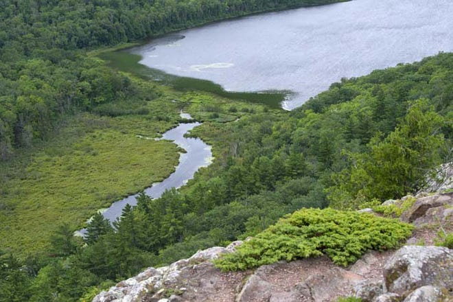 Participants in the August Becoming-an-Outdoors-Woman backpacking weekend will see gorgeous views like this while exploring the backcountry of the U.P.'s Porcupine Mountains Wilderness State Park. Contributed