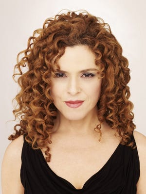 Bernadette Peters performed Sunday night at Provincetown Town Hall. COURTESY OF BERNADETTE PETERS