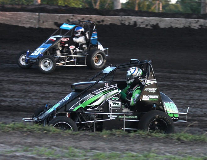 Springfield Speedway Reunion Night will arrive at Lincoln Speedway on Sunday, Aug. 16, along with non-wing sprints and other racecars. Photo by Bill Welt/The Courier