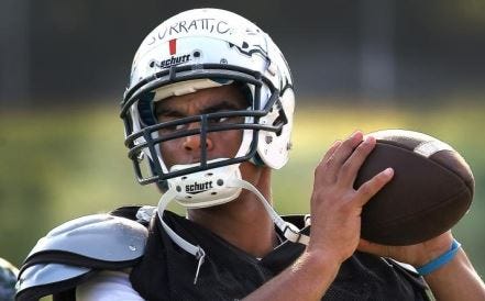 East Lincoln quarterback Chazz Surratt returns for his senior season and is a big reason the Mustangs are preseason No. 1 in the 2A state rankings.