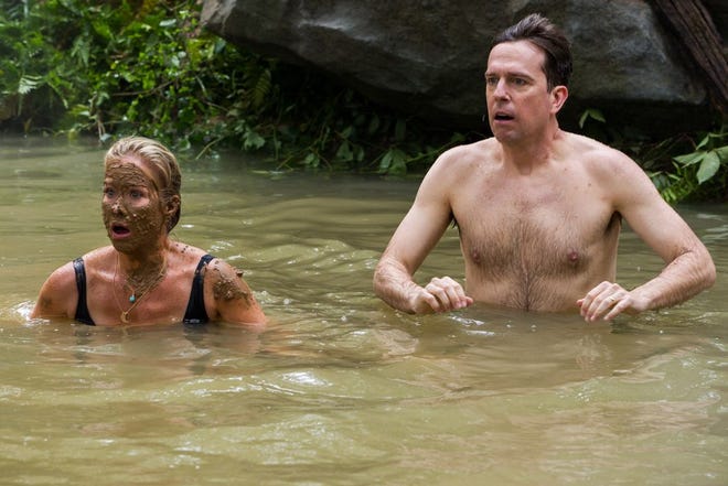 Christina Applegate and Ed Helms in a scene from "Vacation."