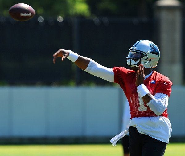 Carolina Panthers quarterback Cam Newton heads into training camp healthy this season. The two-time Pro Bowler missed most of the 2014 offseason following ankle surgery and sat out the regular-season opener after fracturing two ribs.