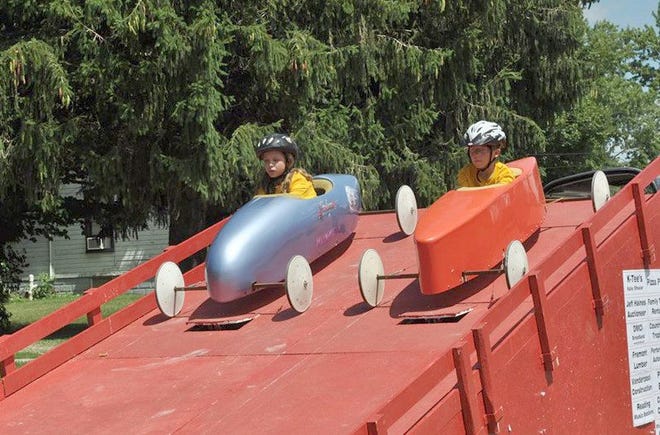 The annual soap box derby races will be at 1 p.m. Sunday during Reading Festival Days. COURTESY PHOTO