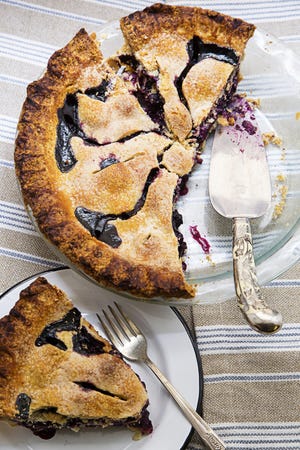 A blueberry pie takes advantage of summer's bumper crop of plump, juicy berries. Once you master a few basics, the crust comes together in a snap.



The Washington Post/Scott Suchman