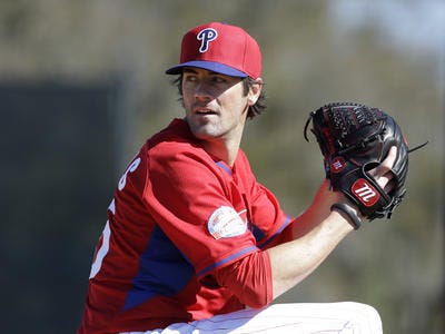 The trade to send Cole Hamels to the Texas Rangers is still not official.