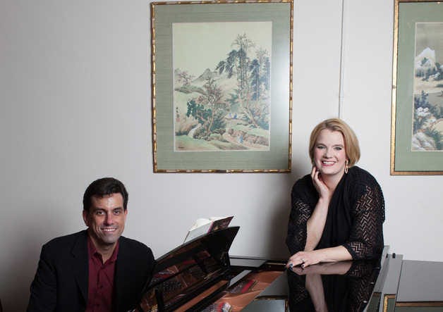 Christopher Cooley, pianist, and Amy Shoremount-Obra, soprano