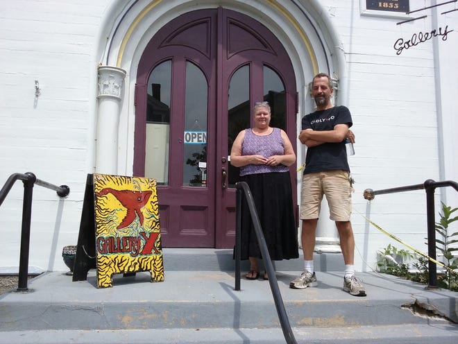 Director Susan Hauck and Vice President John Nieman have some hard choices to make for the future of Gallerry X on Wiliam Street in New Bedford. Steve Urbon/The Standard-Times