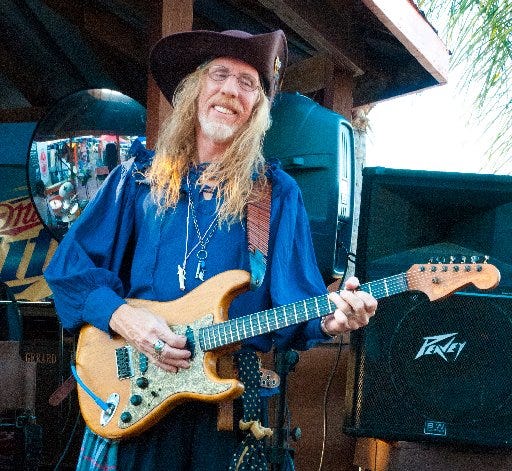 The pirate band the Rusty Anchors, which includes singer-guitarist Reuben Morgan, will perform during the Pirate Invasion on Saturday Aug. 1 at the Ocean Walk Shoppes in Daytona Beach.