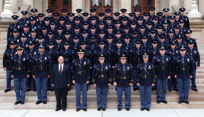 The 128th MSP Trooper class graduated last Friday and began work on Monday throughout the state. COURTESY PHOTO