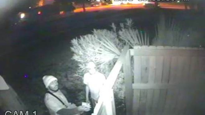 The Palm Beach County Sheriff s Office sent out photos taken from surveillance video of two men shooting two people at about 9 p.m. June 25 at Mobilaire Drive and Haverhill Road in suburban West Palm Beach.