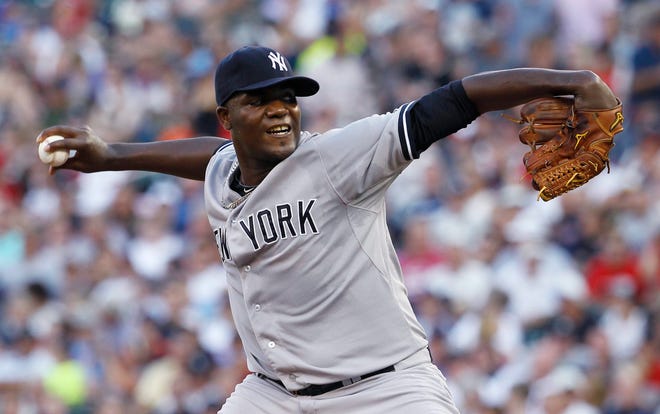 Yankees' Michael Pineda was placed on the 15-day disabled list Thursday with a right flexor forearm muscle strain. Reliever Andrew Miller had the same injury earlier in the season. The Associated Press