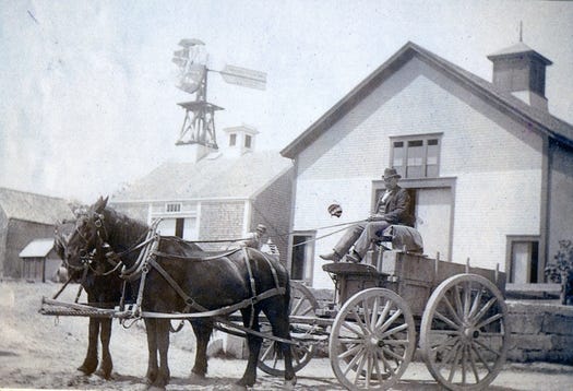 Sampson Farm in North Westport (circa 1900) will be the site of Westport Historical Society's Farmstead Feast. SUBMITTED