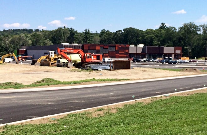 Pleasant Valley Crossing is under construction on Route 146. T&G Staff/Susan Spencer