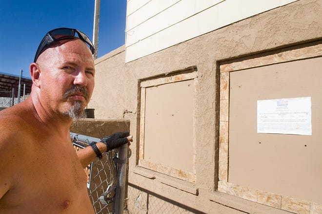Michael King of Barstow is involved in a fight with Barstow city officials over a property he is attempting to rehabilitate. He attends City Council meetings and addresses the Council during public comment. James Quigg, Desert Dispatch