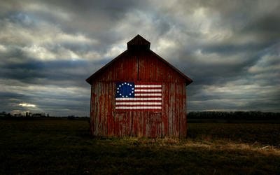 It is unknown who painted a flag with 13 stars on a barn in Nilwood. File/The State Journal-Register