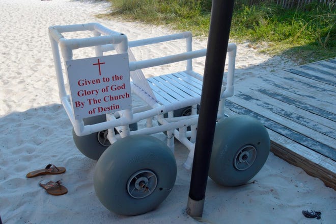 Beach wheel chairs are offered to the public free of charge and are currently available at the Shirah Public Beach Access.