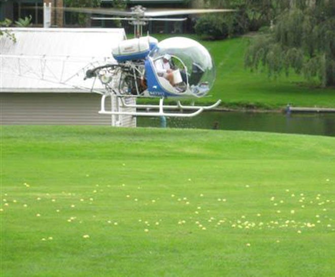 Jack Shaw will drop golf balls for the Sue Nagle Help from above the course. Courtesy photo