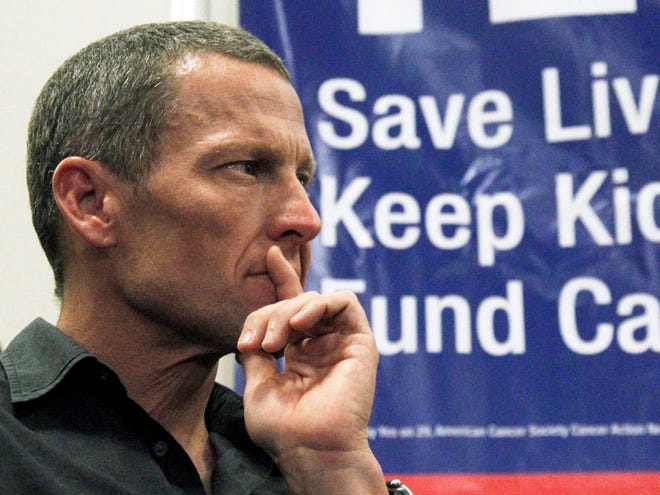 In this May 11, 2012, file photo, cycling legend and cancer survivor Lance Armstrong attends a rally at a news conference at Children's Hospital in Los Angeles in favor of Proposition 29, a measure on the June 2012 California primary election ballot that would add a $1-per-pack tax on cigarettes. The federal government wants to see Lance Armstrong's medical records from his treatments for cancer. Court records show that government lawyers on July 30 subpoenaed the Indiana University School of Medicine to provide records of Armstrong's treatments and donations he later made to the school. The federal government has sued Armstrong to recover millions of dollars in sponsorship money the U.S. Postal Service paid to his teams.