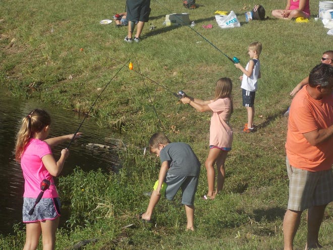 The parish's young fishermen enjoyed the East Ascension Sportsman League's 55th annual Kid's Fishing Rodeo on Saturday. Photo by Kyle Riviere.