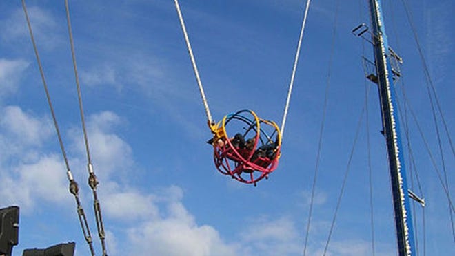 A reverse bungee ride similar to the one in France.