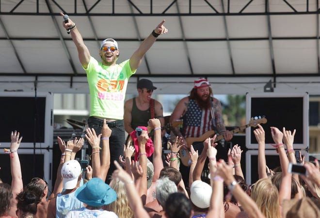 Chase Rice performed at the Edgewater Beach Resort during the 2013 Gulf Coast Jam. The TDC approved a Spring Jam in 2016 staged by the same promoters.
