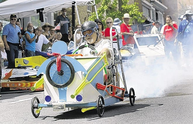 The Artists Soapbox Derby rolls into Kingston this weekend. RECORD FILE PHOTO