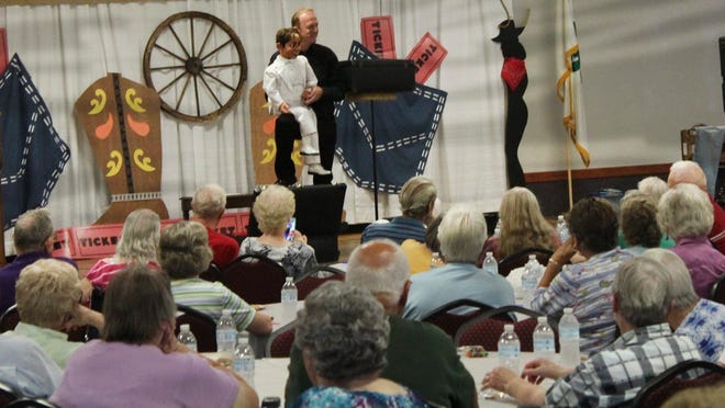 David Pendleton performes for locals at Dearth Center. Christy Hart-Harris Photo