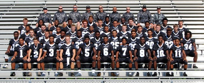 The 2015 Havelock Rams pose for their team photo. Havelock is coming off a 14-2 season and is seeking a fifth straight trip to the state title game.