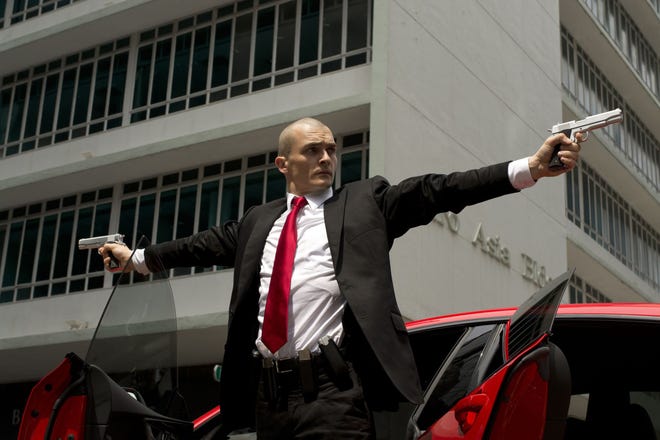 In this image released by Twentieth Century Fox, Rupert Friend appears in a scene from, "Hitman: Agent 47."