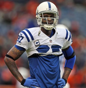 ESPN's Adam Schefter has reported that former Colts wide receiver Reggie Wayne was in Foxboro to take a physical on Sunday. Joe Mahoney/THE ASSOCIATED PRESS