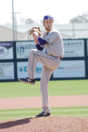 Donovan Goatley threw a no-hitter against Hahnville on Feb. 28.