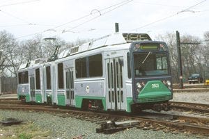 The extension of the MBTA's Green Line could cost $1 billion more than originally projected. File photo