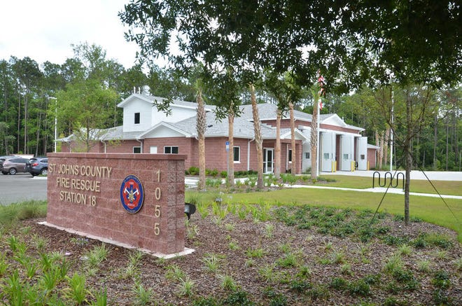 St. Johns County Fire Rescue is hiring 18 firefighters, some for Station 18, at 1055 Crosswater Parkway in the Nocatee area.