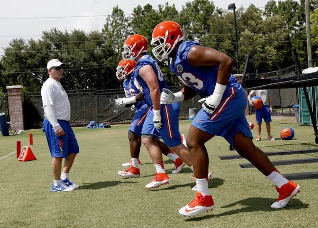 UF offensive lineman Martez Ivey (73) will have surgery Friday.