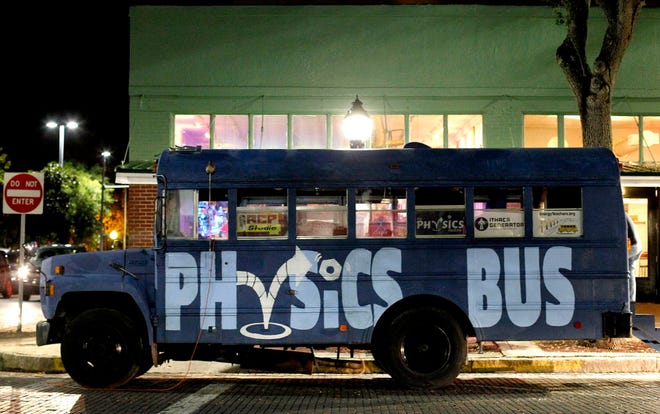 The Physics Bus will travel to schools teaching and demonstrating physics activities.