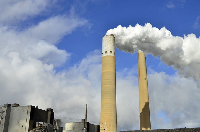 The Environmental Protection Agency has proposed restrictions on ozone levels that affect coal-fired power plants such as the Bruce Mansfield plant, pictured here, in Shippingport.