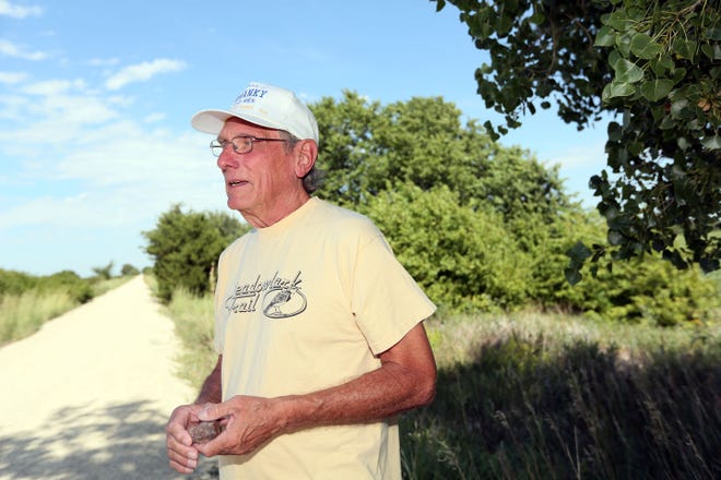Ronn Peters, with the Central Kansas Conservancy, talks about the progress and challenges of completing the Meadowlark Trail, which runs between McPherson and Lindsborg.