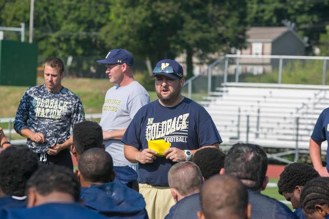 Newburgh Free Academy coach Bill Bianco isn't getting too excited about a season-opening win against a state Class AA semifinalist last year. Times Herald-Record file photo