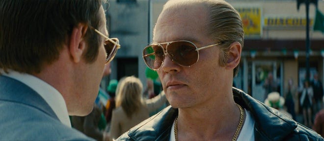 Johnny Depp in "Black Mass," which will be screened at the Toronto International Film Festival this month. Courtesy photo