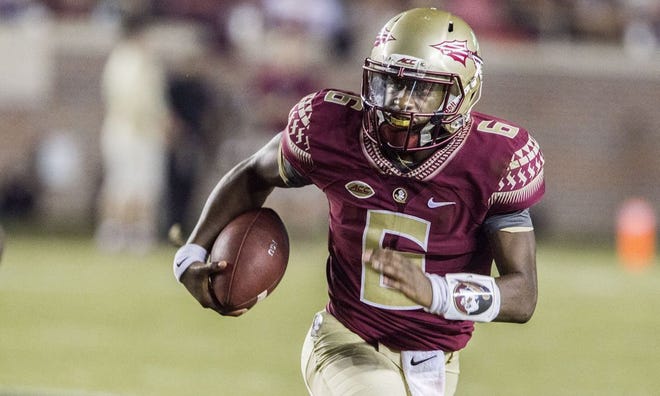 Florida State quarterback Everett Golson has been named ACC Offensive Back of the Week for his performance against Texas State on Saturday.