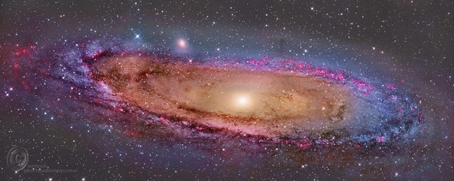 Andromeda Galaxy, the closest galaxy to our own, 2.5 million light years away.