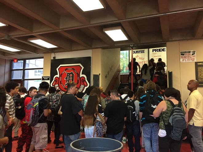 The hallways at Durfee are once again filled with students, as classes started Wednesday for the 2015-16 school year.