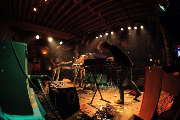 Tallows performs live at the Wormy Dog Saloon. Photo by Nathan Poppe, The Oklahoman