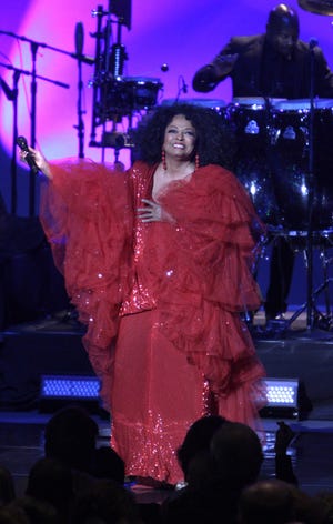 Diana Ross plays the Grand Theater at Foxwoods in Mashantucket, Conn., on Sept. 18. Providence Journal/ Kris Craig