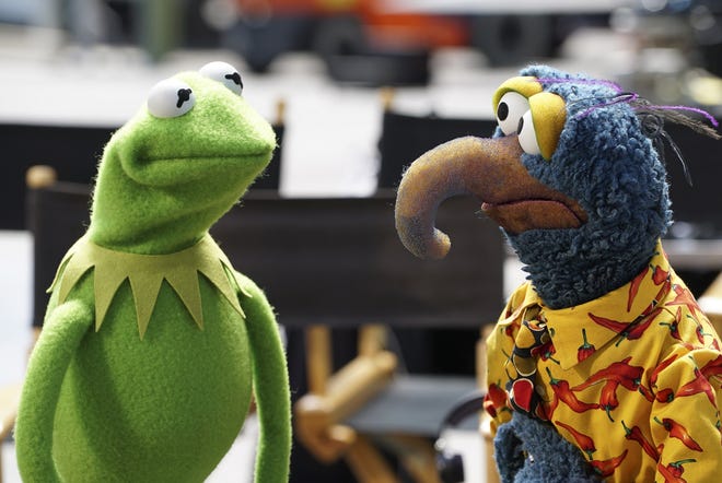 Kermit the Frog and Gonzo the Great in "The Muppets," which goes behind the scenes in mockumentary fashion. It premieres Sept. 22 on ABC.

ABC
