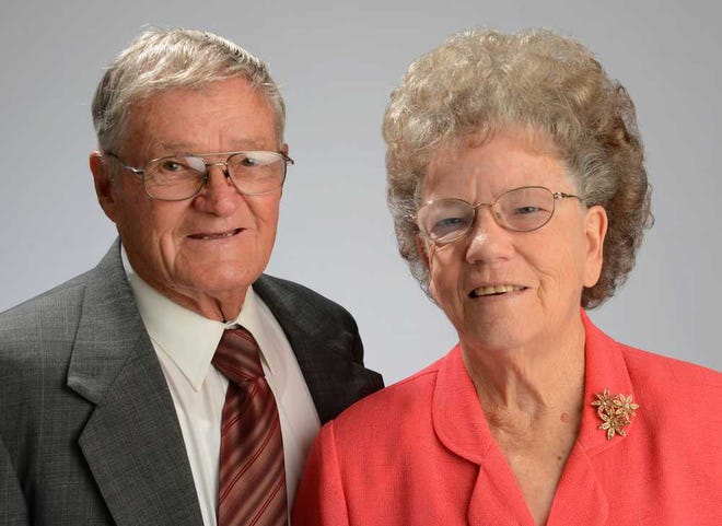 Bob.Mack@jacksonville.com - 8/21/15 - Betty and Robert Smith, Sr. will celebrate their 60th wedding anniversary on Sept. 18th. They posed for a photo in the studio on Friday August 21, 2015.  (The Florida Times-Union, Bob Mack)