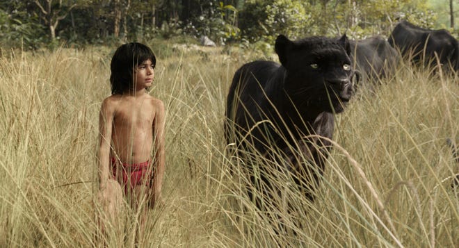 Mowgli (Neel Sethi) and Bagheera (voiced by Ben Kingsley) in "The Jungle Book." 

Disney