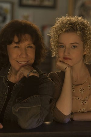 Lily Tomlin, left, and Julia Garner star in "Grandma." Sony Pictures Classics
